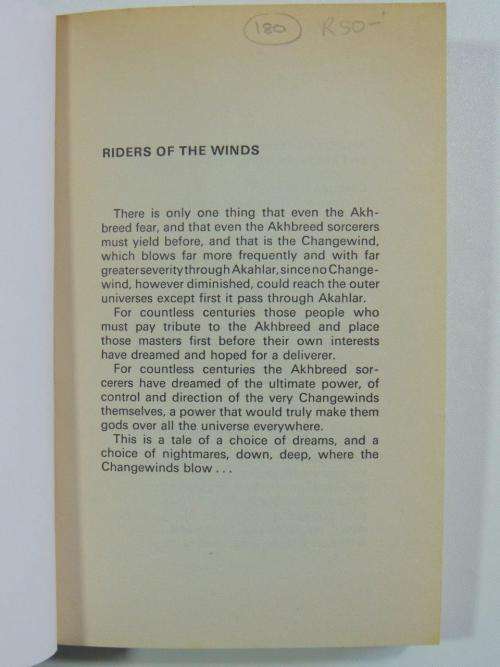 Rivers of the Winds - Changewinds 2 - Jack L Chalker