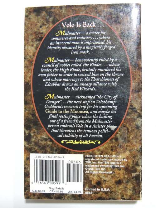 The Mage in the Iron Mask Forgotten Realms The Nobles Book Four - Brian Thomsen