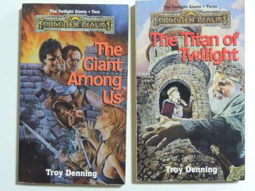 The Twilight Giants Forgotten Realms Books 2 and 3 ONLY -Troy Denning