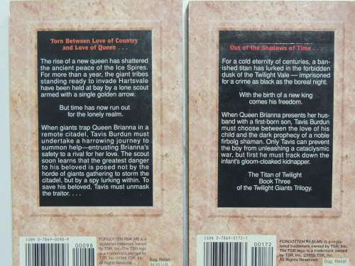The Twilight Giants Forgotten Realms Books 2 and 3 ONLY -Troy Denning