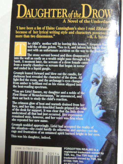 Daughter of the Drow  Forgotten Realms - Elaine Cunningham