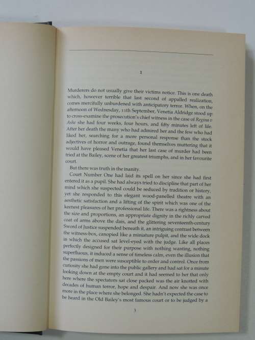 A Certain Justice - First Edition - PD James