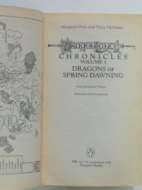 Dragons of Spring Dawning Dragonlance Chronicles Volume 3 - Margaret Weiss and Tracy Hicks