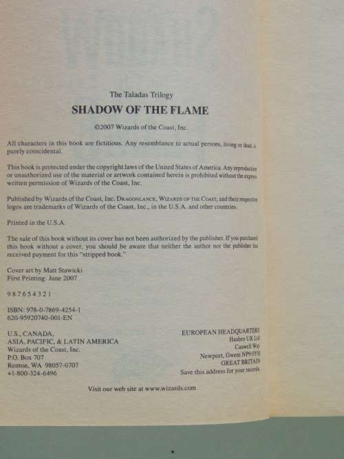 Shadow of the Flame Taladas Trilogy Volume 3 - Chris Pierson