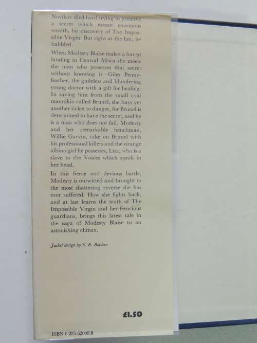 The Impossible Virgin - The Modesty Blaise Series - First Edition 1971 - Peter O`Donnell