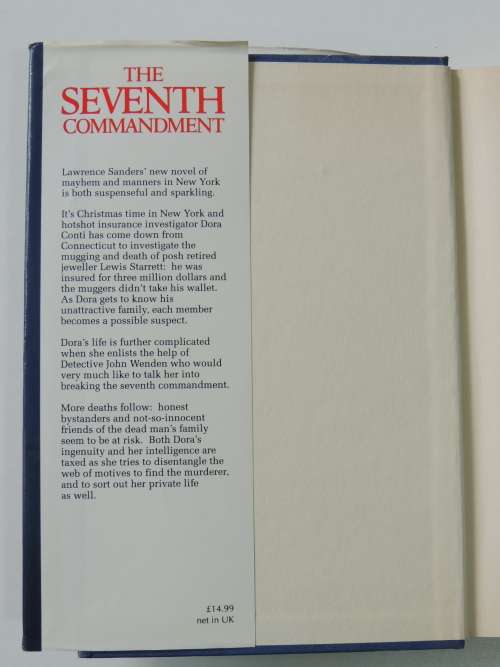 The Seventh Commandment - First Edition - 1991 - Lawrence Sanders
