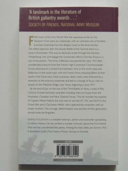 VCs of the First World War: Arras and Messines 1917 - Gerald Gliddon