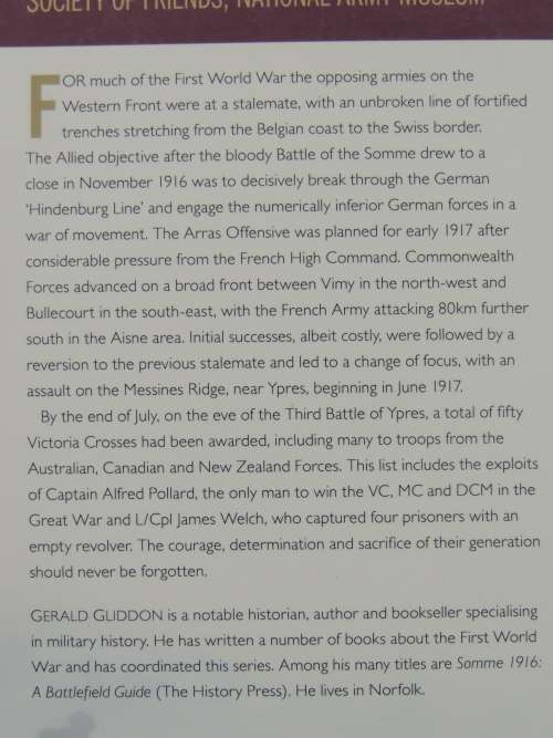 VCs of the First World War: Arras and Messines 1917 - Gerald Gliddon