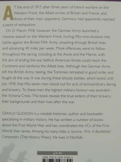 VCs of the First World War: Spring Offensive 1918 - Gerald Gliddon