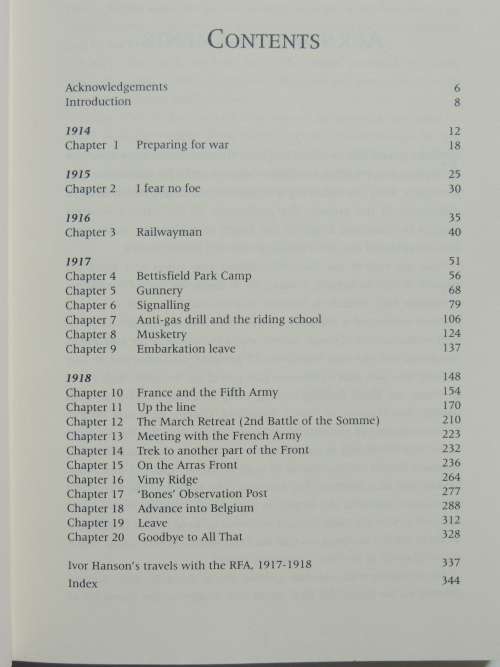 Plough and Scatter The Diary-Journal of a First World War Gunner - J Ivor Hanson, Alan Wakefield