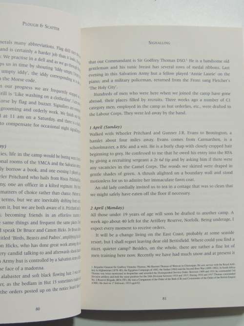 Plough and Scatter The Diary-Journal of a First World War Gunner - J Ivor Hanson, Alan Wakefield