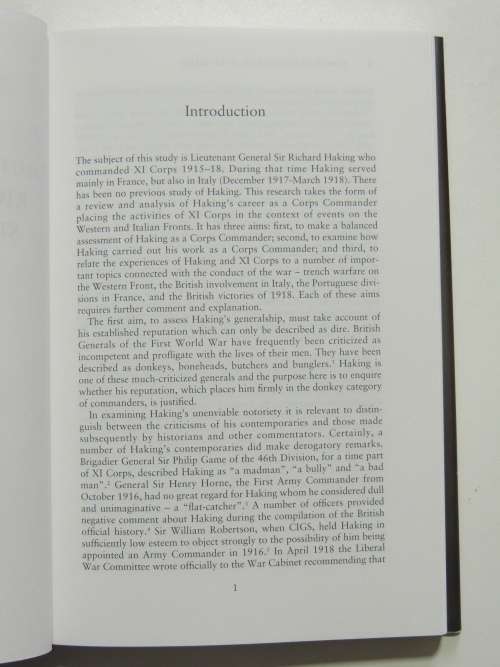 Haking A Dutiful Soldier Lt Genral Sir Richard Haking, XI Corps Commander 1915-18 - Michael Senior