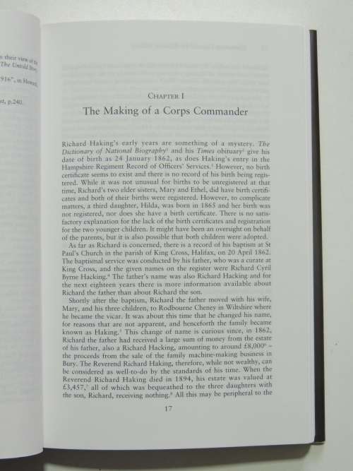 Haking A Dutiful Soldier Lt Genral Sir Richard Haking, XI Corps Commander 1915-18 - Michael Senior
