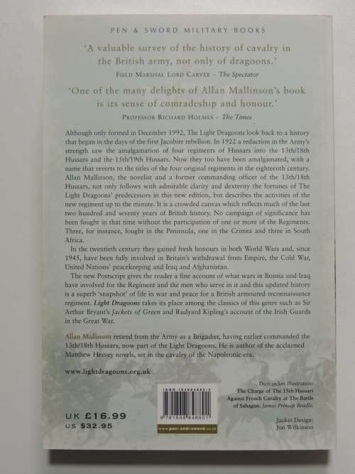Light Dragoons The Making of a Regiment - Allan Mallison