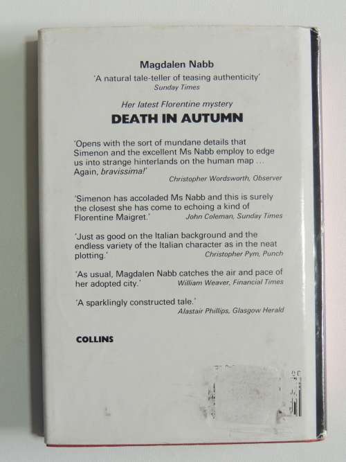The Marshall and the Murderer - First Edition 1987 - Magdalen Nabb