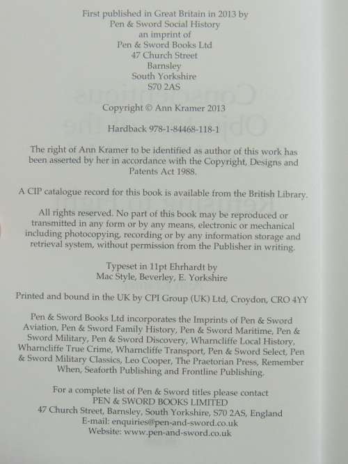 Conscientious Objectors of the Second World War  Refusing to Fight - Ann Kramer