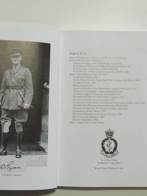 Haig`s Medical Officer - the Papers of Col Eugene `Micky` Ryan CMG DSO RAMC