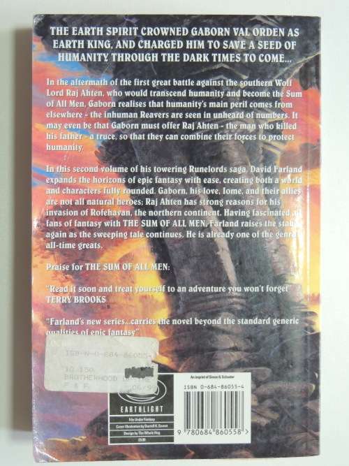 Brotherhood of the Wolf - Book 2 The Runelords - David Farland