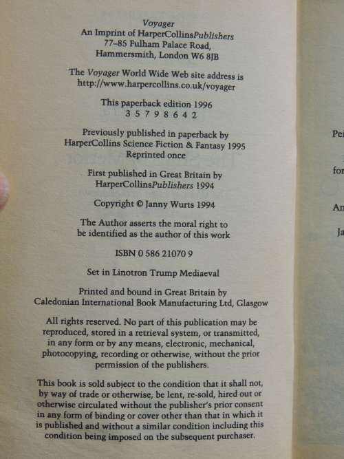 The Ships of Merior, Wars of Light & Shadows, Vol 2 - Janny Wurts
