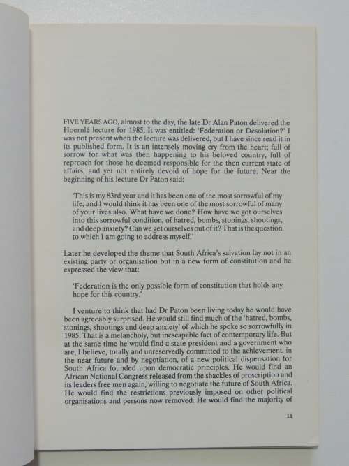 Guaranteeing Fundamental Freedoms in a New South Africa - Chief Justice M.M. Corbett