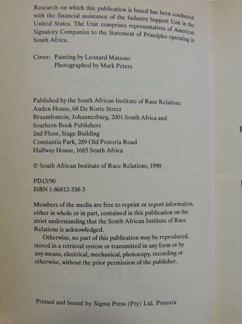 South Africa`s Silent Revolution - John Kane-Berman