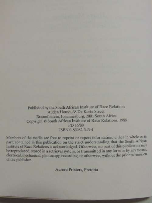 Townships of the PWV - Harry Mashabela