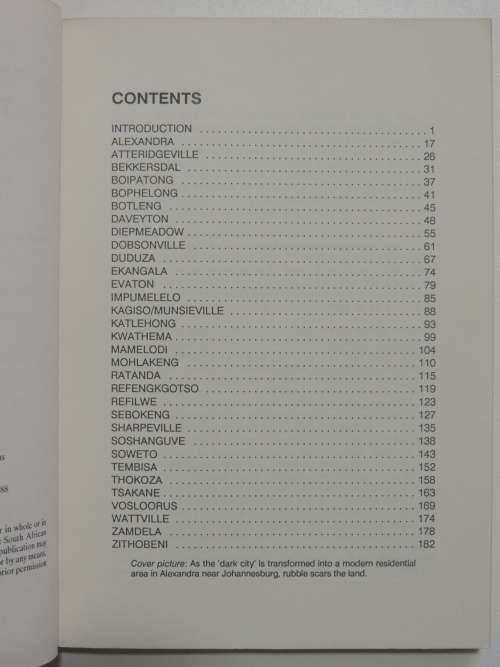 Townships of the PWV - Harry Mashabela
