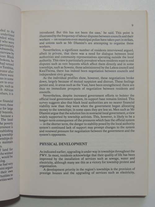 Townships of the PWV - Harry Mashabela