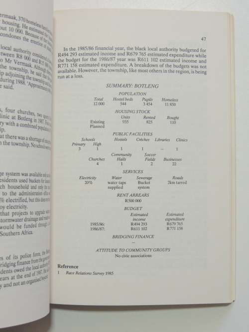 Townships of the PWV - Harry Mashabela