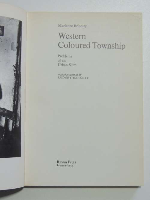 Western Coloured Township - Marianne Brindley