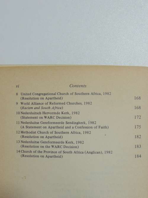 Apartheid is a Heresy - First Edition - ed. John De Gruchy and Charles Villa-Vicencio