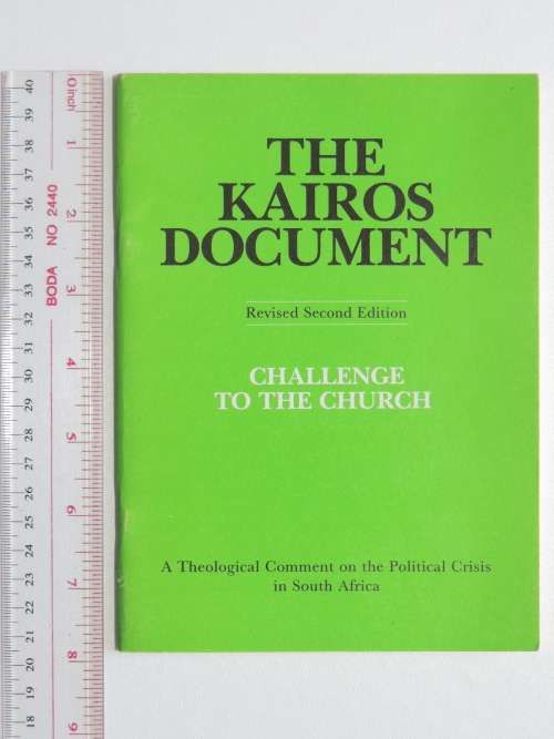 The Kairos Document Challenge To The Church