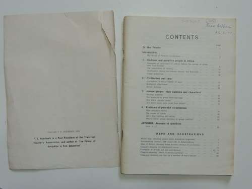 The ABC of Race - F.E. Auerbach