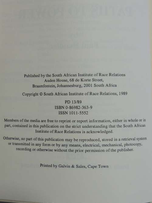 Paths To Power - Paul Hendler