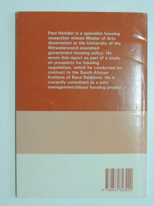 Urban Policy and Housing - Paul Hendler