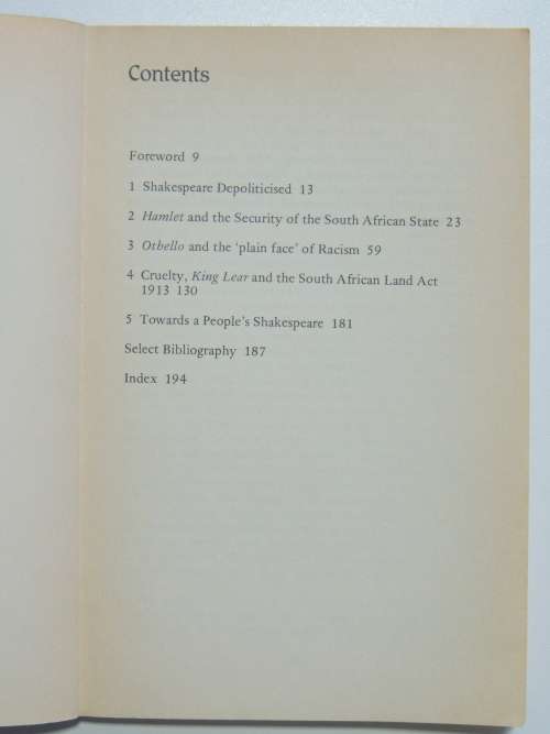 Shakespeare Against Apartheid - Martin Orkin