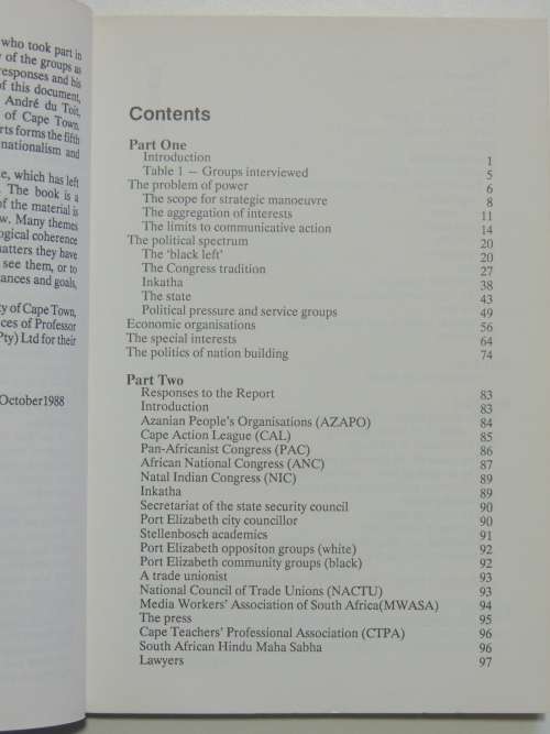 The Prisoners of Tradition and the Politics of Nation Building - Charles Simkins