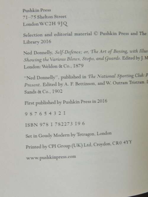 The Noble English Art of Self-Defence - Ned Donnelly