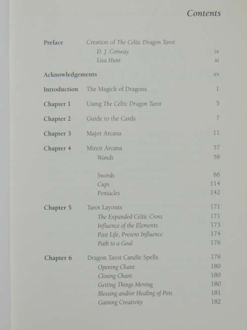 A Guide to the Celtic Dragon Tarot - D.J. Conway and Lisa Hunt