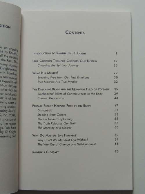 Defining the Master - Vol 1 No 1 - JZ Knight