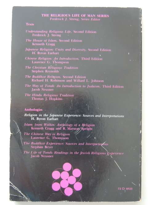 The religious Life of Man - Religion in the Japanese Experience: Sources and Inspirations - Earhart