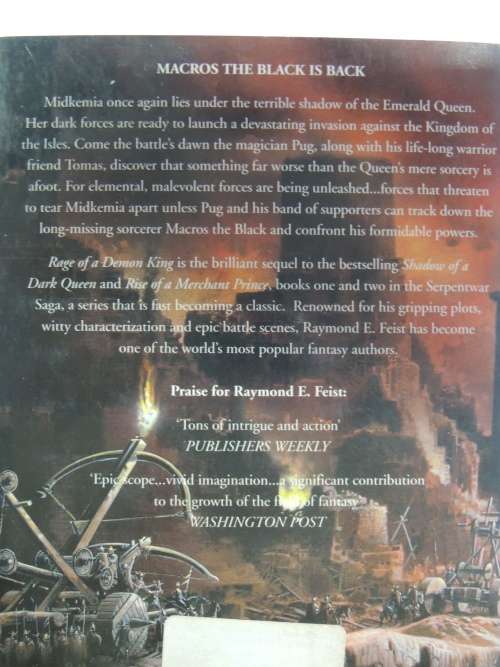 Rage of a Demon King - Serpentwar Saga Volume 3 - Raymond E Feist