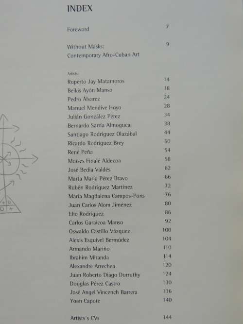 Without Masks: Contemporary Afro-Cuban Art  2010 Catalogue of the von Christierson Collection