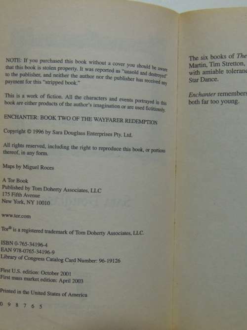 Enchanter - The Wayfarer Redemption Book 2 - Sara Douglas