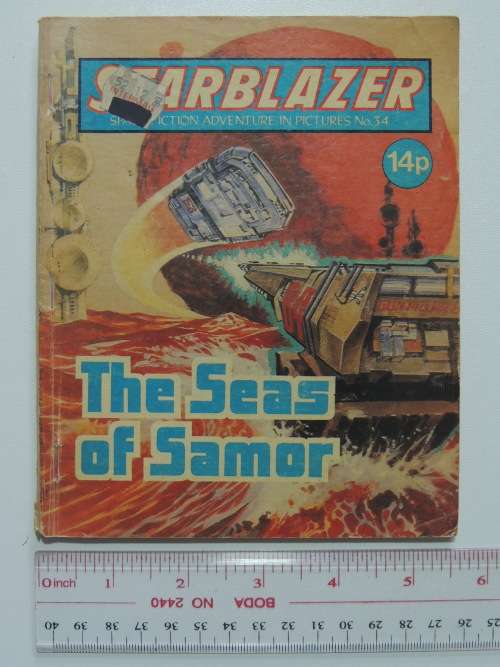 Starblazer - Space Fiction Adventure in Pictures - The Seas of Samor No 34