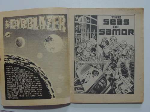 Starblazer - Space Fiction Adventure in Pictures - The Seas of Samor No 34