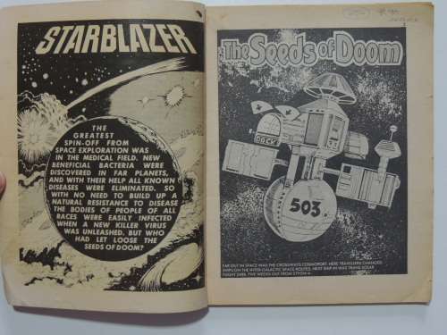 Starblazer - Space Fiction Adventure in Pictures - The Seeds of Doom No 38
