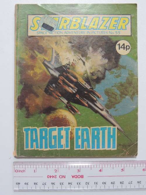 Starblazer - Space Fiction Adventure in Pictures - Target Earth No 55