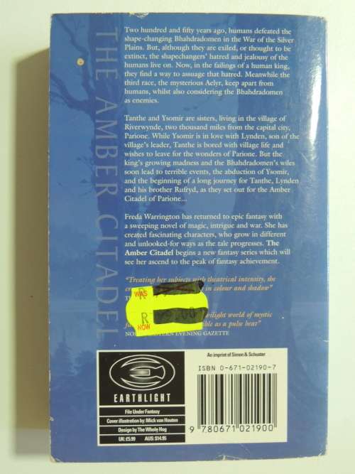 The Amber Citadel - Book 1 of the Jewelfire Trilogy - Freda Warrington