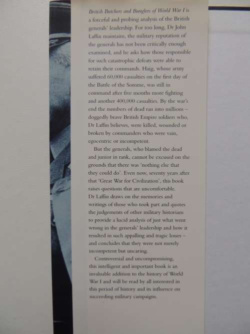 British Butchers and Bunglers of World War One - John Laffin